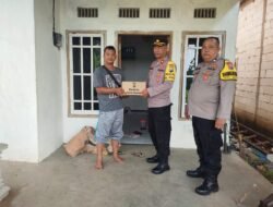 Kapolres Pasuruan Salurkan Bantuan penyintas  Puting Beliung