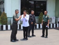 Dandim Pasuruan Sambut Kunjungan Kalapas Baru Pasuruan