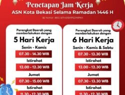 Selama Ramadan, Ini Jam Kerja Bagi ASN Kota Bekasi
