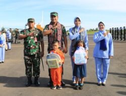 Jajaran Lanud Leo Wattimena Morotai Sambut Kunjungan Kerja KSAU