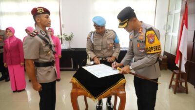 Kapolres Magetan Pimpin Sertijab Kasat Narkoba