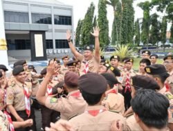 Lanud Husein Sastranegara Gelar Pelatihan Dasar Kepemimpinan Saka Dirgantara.