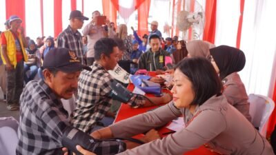 Polda Lampung Gelar Bhakti Pemeriksaan Gratis Untuk Masyarakat
