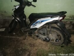 Satlantas Polres Pesisir Barat Olah TKP Laka Lantas di Jalan Lintas Barat Pekon Marang