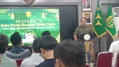 Bukber dengan Awak Media, Ketua Forwaka Apresiasi Kapuspenkum Kejagung