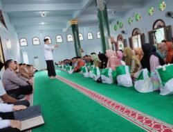 Danramil Pasrepan dampingi Mensos Lakukan Safari Ramadhan