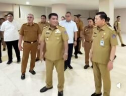 Bersama Wagub, Gubernur Sulut Sidak ke Seluruh Ruang Kerja