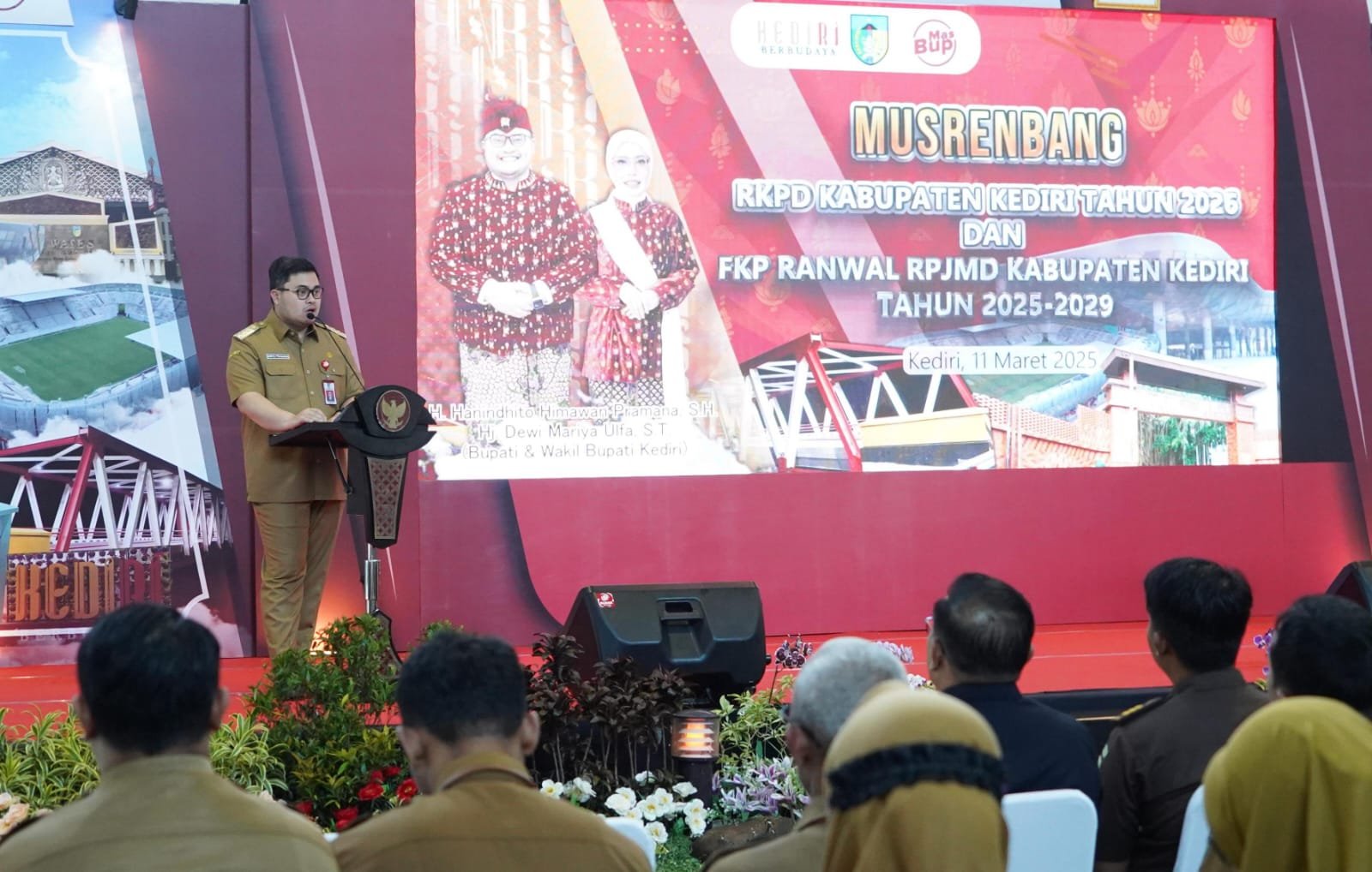 Pesan Bupati Kediri di Musrenbang RKPD 2026 dan RPJMD 2025-2029
