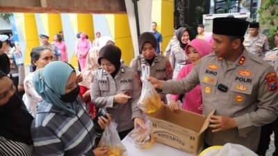 Ramadhan Berkah, Polres Kediri Gelar Bazar Murah