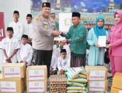 Kapolres Pasuruan Beri Bantuan Anak Yatim di Yayasan Al-Muttaqin
