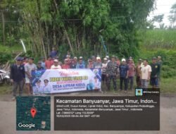 Bersihkan Jalan dan Irigasi, Koramil Banyuanyar gelar Kerja Bakti