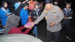 Polres Pasuruan saat Acara Sahur on the Road bersama Mahasiswa