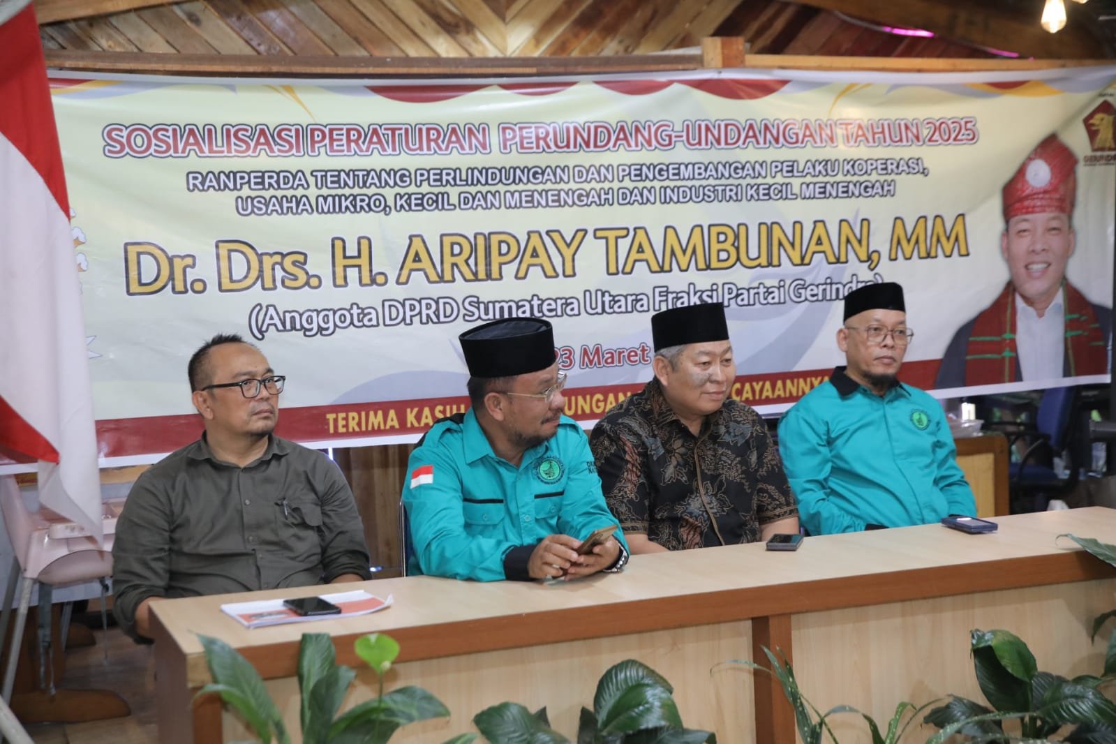 Sekretaris Daerah Kabupaten Asahan Drs. Zainal Aripin Sinaga, MH menghadiri buka bersama Jami'yah Batak Muslim Indonesia