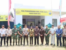 Kapolres Kediri Kota dan Forkopimda Cek Pos Pam Idul Fitri