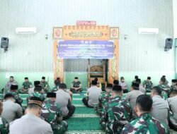 Kodim dan Polres Bangkalan Gelar Pengajian di Bulan Ramadhan