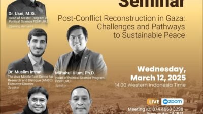 Rekonstruksi Mendesak Gaza Palestina: Fokus ke Pemulihan Kehidupan Warga