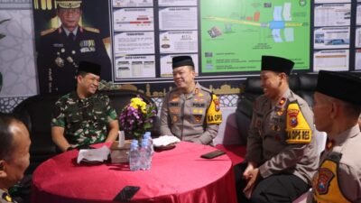 Dandim-Kapolres Tulungagung Gelar “Sahur On The Road” di Pos Pam GOR Lembupeteng