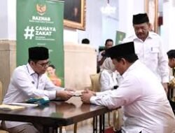 Tunaikan Zakat, Prabowo Optimis Zakat Meningkatkan Kesejahteraan Masyarakat