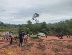 Masyarakat Marok Tua Bersama Himelaya Lingga Segel Stokpile Bauksit PT Hermina Jaya