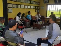 Koramil Kraksaan Ikuti Rapat Persiapan Panen Raya dan Zoom Meeting Bersama Presiden RI
