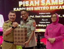 Hadiri Pisah Sambut Kapolres, Ini Pernyataan Wakil Wali Kota Bekasi