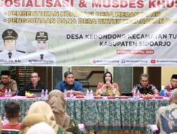 Wakil Bupati Sidoarjo Hadiri Musyawarah Desa di Kedondong