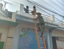 Koramil Wonoasih Lakukan Pendataan Korban Kebakaran