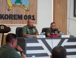 Terima Audit Kinerja, Danrem 081/DSJ Minta Anggota Bersikap Terbuka