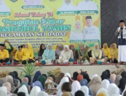 Ketua PKK Asahan Hadiri Pengajian Akbar Ashabul Yamin