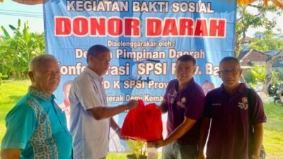 May Day 2025, KSPSI Bali Gelar Donor Darah dan Bagikan Sembako