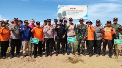 Warga Munjungan Antusias Ikuti Simulasi Ancaman Bencana