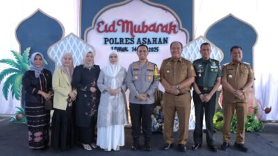 Bupati dan Wakil Bupati Hadiri Open House Kapolres Asahan