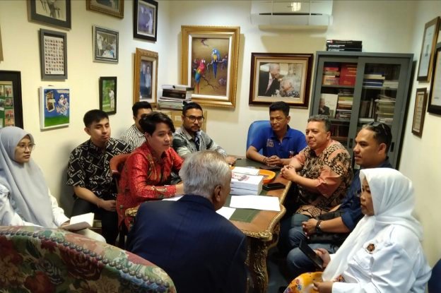 Pengurus AMKI Kunjungi Kantor Pengacara Senior OC Kaligis
