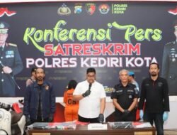 Viral! Polres Kediri Kota Amankan Residivis Terduga Pelaku Pencurian di Kos
