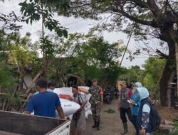 Sertu Anton Dampingi Penyerapan Gabah oleh Bulog di Desa Sungikulon, Pasuruan