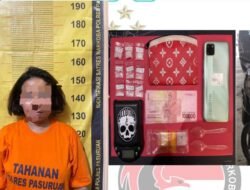 Polres Pasuruan Tangkap Wanita Residivis Kasus Narkoba