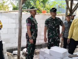 Kasdam Brawijaya Brigjen TNI Terry Tinjau TMMD di Desa Kebalan Kulon