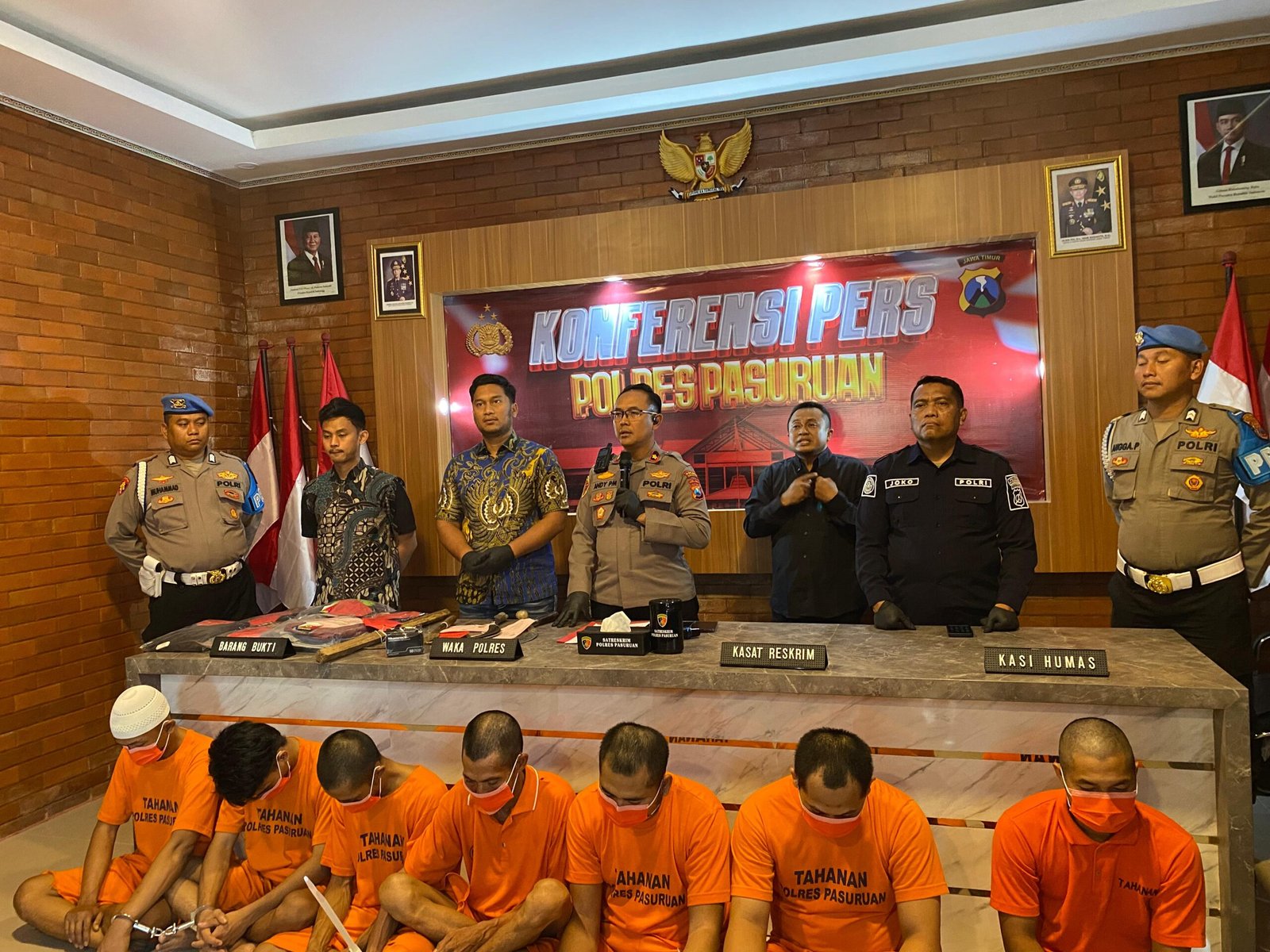 rilis hasil Operasi Penyakit Masyarakat (Pekat) II Semeru Tahun 2025 yang telah dilaksanakan selama 14 hari