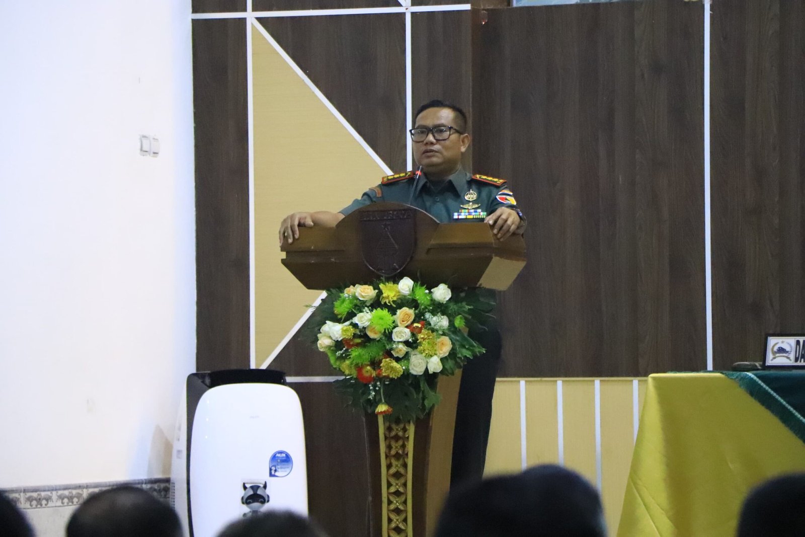 Danrem 083/BDJ Kolonel Inf Kohir melakukan kunjungan kerja ke kodim 0820/Probolinggo,