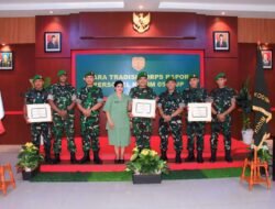 Kodim 0501/JP Gelar Tradisi Korp Raport Sambut Prajurit Baru