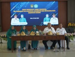 Wujudkan Asahan Maju dan Sejahtera, Sekda Gelar Rakornis PKK