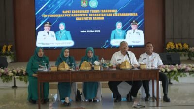 Wujudkan Asahan Maju dan Sejahtera, Sekda Gelar Rakornis PKK