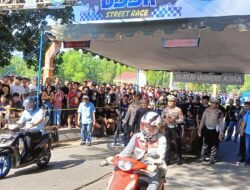 Polres Pacitan Gelar Pancer Door Street Race Cegah Balap Liar