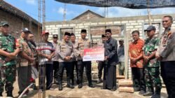 Tak Hanya Jaga Keamanan, Kapolres Kediri Kota Bantu Bangun Rumah Ibadah