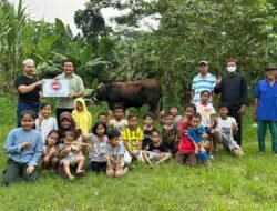CCIE Sumbangkan Hewan Kurban Untuk Warga Desa Bantarjati dan Lulut Kabupten Bogor