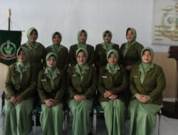 Ketua Persit KCK Pimpin Serah Terima Jabatan Ketua Ranting Cab XXXIII