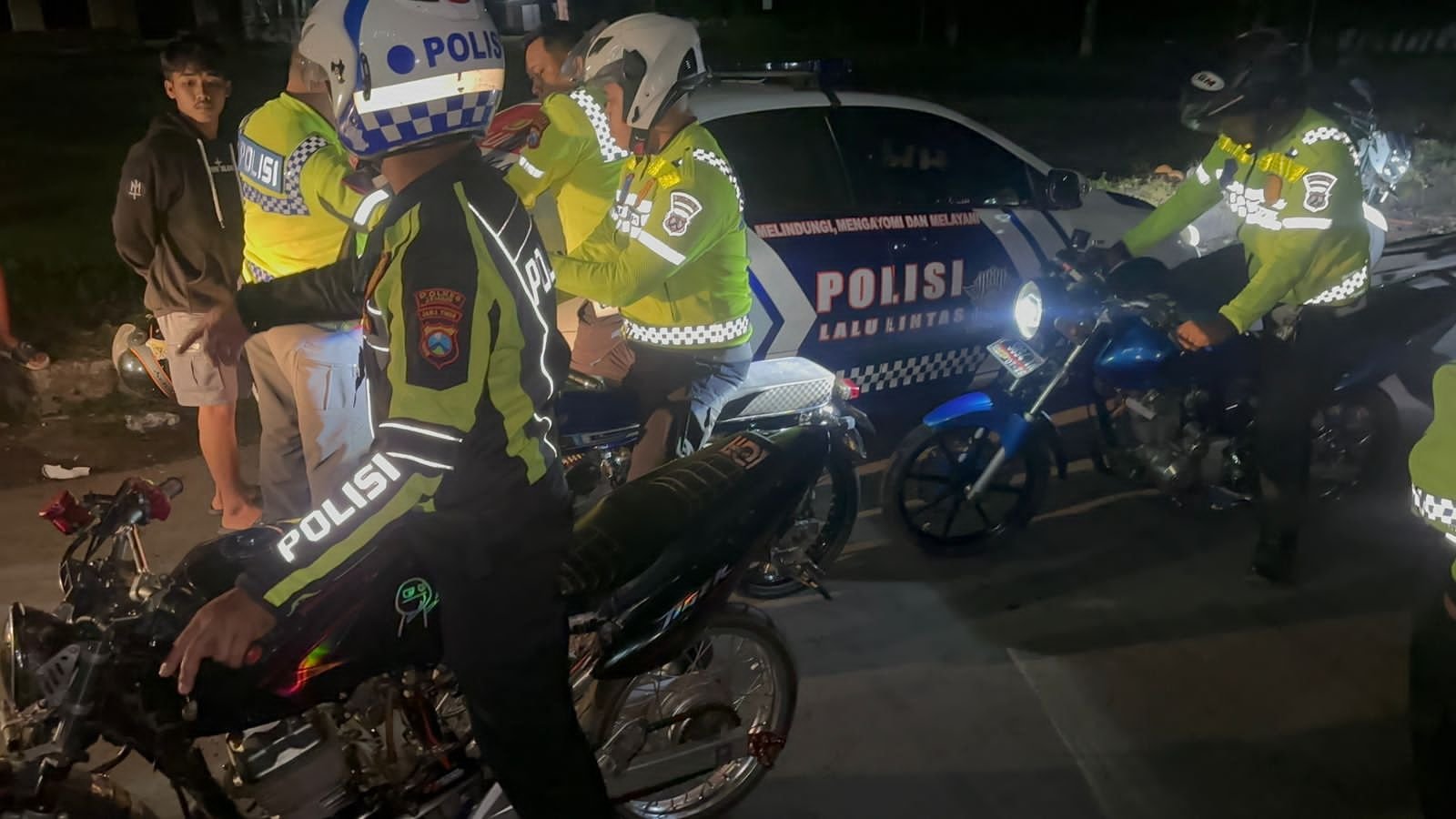 Satuan Lalu Lintas (Satlantas) melaksanakan patroli KRYD