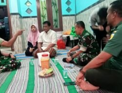 Dandim Pasuruan Takziah ke Rumah Duka Anggota yang Meninggal Dunia