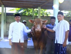 Memperingati Hari Raya Idul Adha, Kodim Probolinggo Menggelar Sholat Dan Sembelih Hewan Kurban