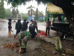 Sinergi TNI-Polri dan PSHT di Trenggalek gelar Kerja Bakti